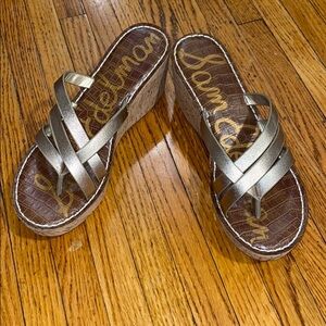 Sam Edelman Cork Wedge Sandals